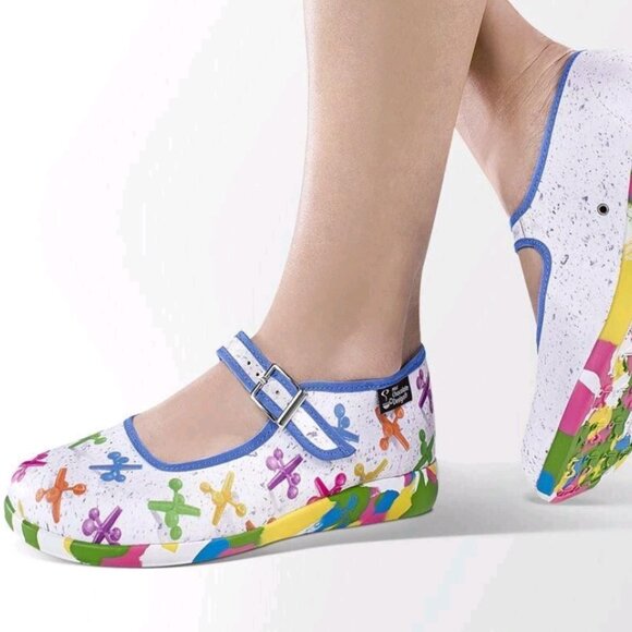 Hot Chocolate Design Chocolaticas Rainbow JAX Mary Jane Flats Shoes EU 41/US 11 - Picture 3 of 15